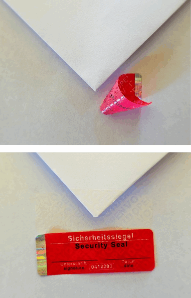 ✉️ Sensible Post und Dokumente vor Manipulation schützen – mit Sicherheitsetiketten 3 image 1